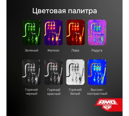 Комплект тепловизора AMO T830 с поверкой и термогигрометра AMO H605
